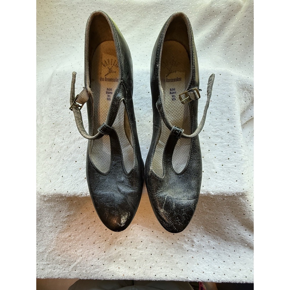 VINTAGE CAPEZIO JAZZ CHARACTER SHOES The Dance Maker Cats Paw Size 7